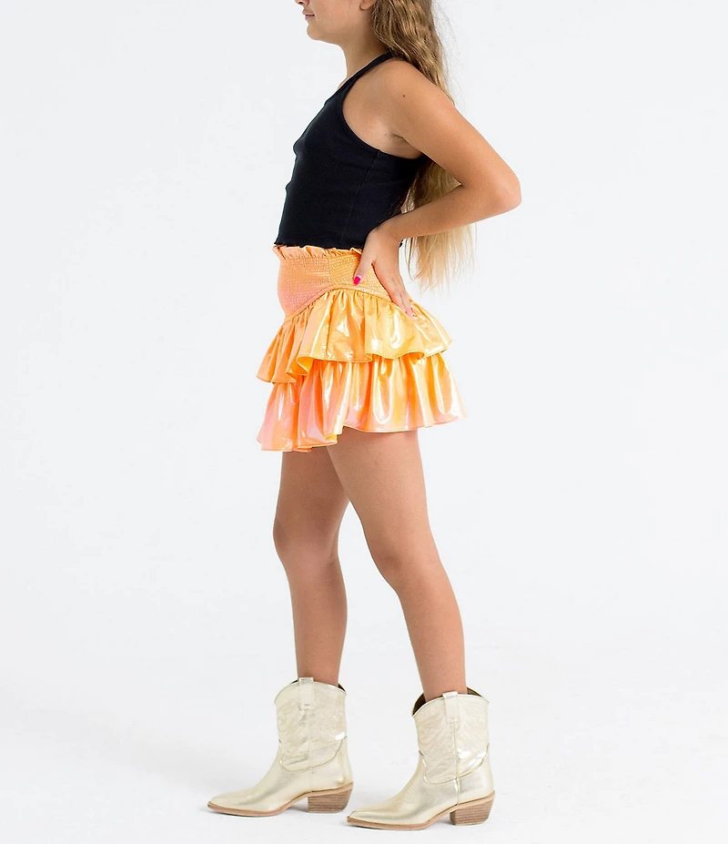 BuddyLove Big Girls Brookie Ruffle Tiered Skort