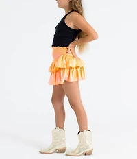 BuddyLove Big Girls Brookie Ruffle Tiered Skort
