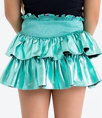 BuddyLove Big Girls Brookie Ruffle Tiered Skort