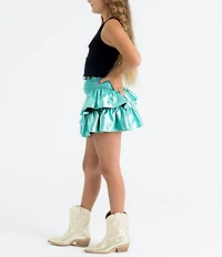 BuddyLove Big Girls Brookie Ruffle Tiered Skort