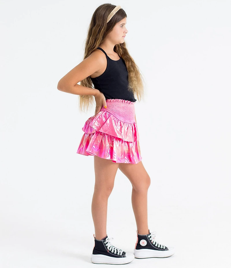 BuddyLove Big Girls Brookie Ruffle Tiered Skort