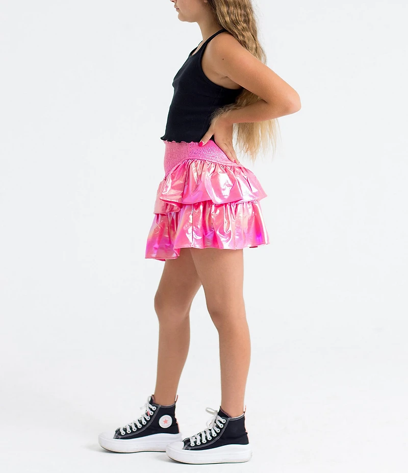 BuddyLove Big Girls Brookie Ruffle Tiered Skort