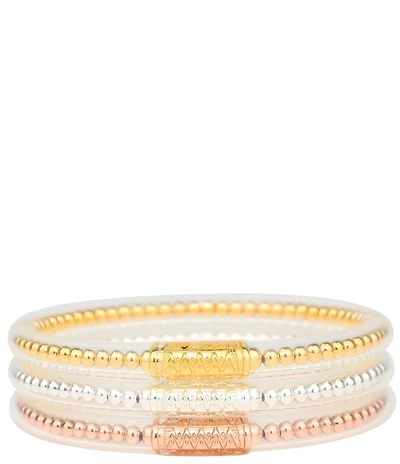 BuDhaGirl BIBI Serenity Prayer All Weather Bangles® Bracelet Set