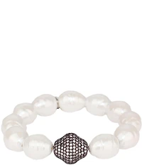 BuDhaGirl Isabel Pearl Stretch Bracelet