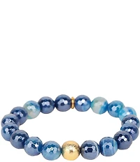 BuDhaGirl Melange Beaded Stretch Bracelet