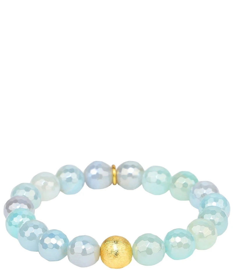 BuDhaGirl Melange Beaded Stretch Bracelet