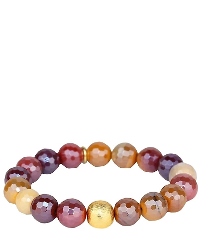 BuDhaGirl Melange Beaded Stretch Bracelet