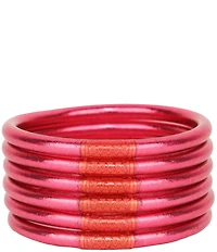 BuDhaGirl Serenity Prayer All Weather Bangles Bracelet Set