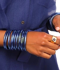 BuDhaGirl Serenity Prayer All Weather Bangles Bracelet Set