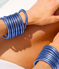 BuDhaGirl Serenity Prayer All Weather Bangles Bracelet Set