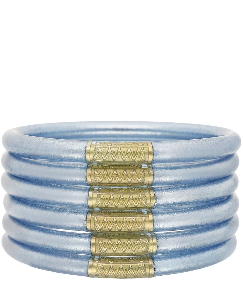 BuDhaGirl Serenity Prayer All Weather Bangles Bracelet Set