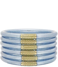 BuDhaGirl Serenity Prayer All Weather Bangles Bracelet Set