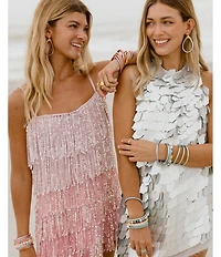 BuDhaGirl Serenity Prayer All Weather Bangles Bracelet Set