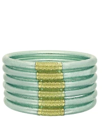 BuDhaGirl Serenity Prayer All Weather Bangles Bracelet Set