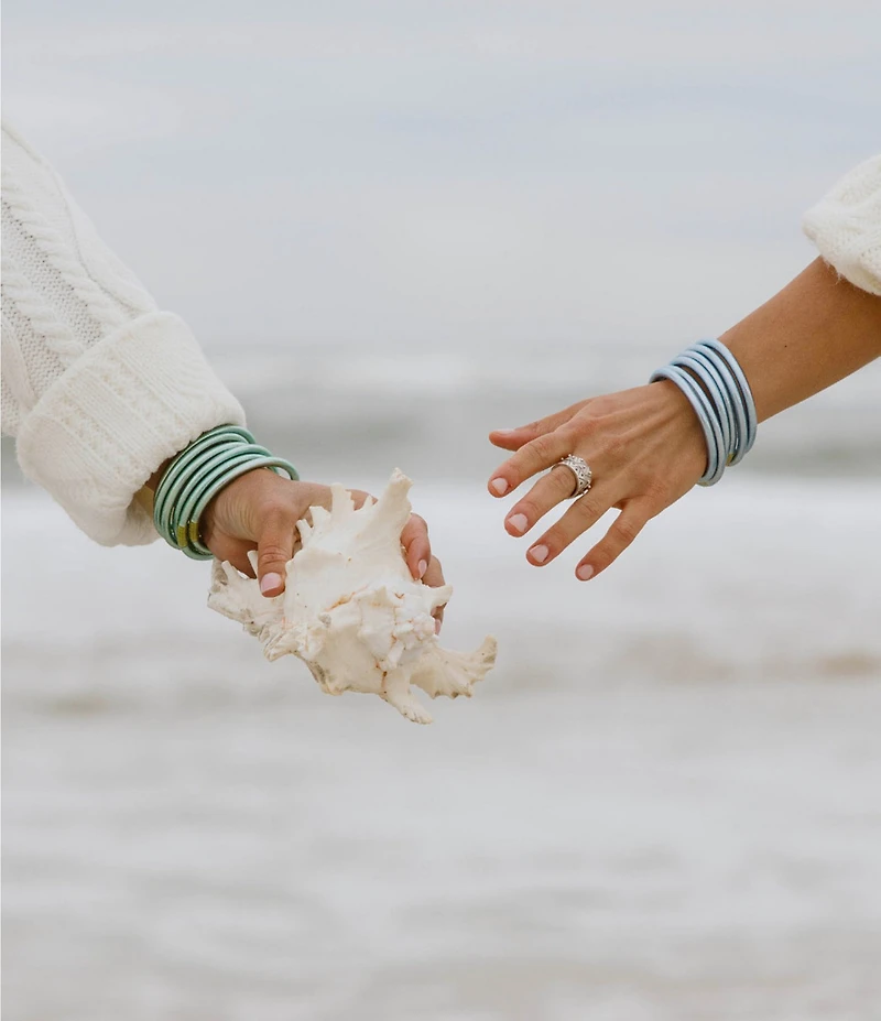BuDhaGirl Serenity Prayer All Weather Bangles Bracelet Set