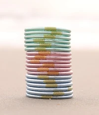 BuDhaGirl Serenity Prayer All Weather Bangles Bracelet Set