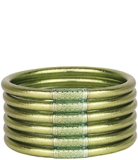 BuDhaGirl Serenity Prayer All Weather Bangles Bracelet Set