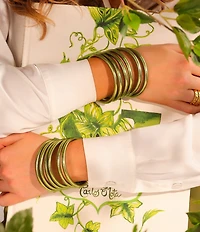 BuDhaGirl Serenity Prayer All Weather Bangles Bracelet Set