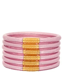 BuDhaGirl Serenity Prayer All Weather Bangles Bracelet Set