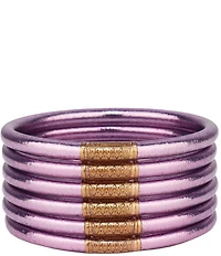 BuDhaGirl Serenity Prayer All Weather Bangles Bracelet Set