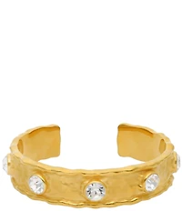 BuDhaGirl Seven Crystal Cuff Bracelet