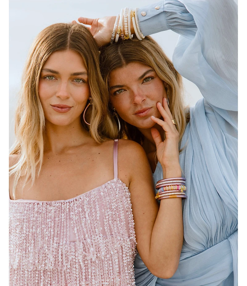 BuDhaGirl Three Queens Crystal All Weather Bangles® Bracelet Set