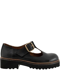 Bueno Abigail Leather T-Strap Mary Jane Platform Oxfords