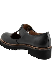Bueno Abigail Leather T-Strap Mary Jane Platform Oxfords