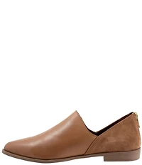 Bueno Beau Leather and Suede Back Zip Loafers