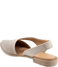 Bueno Bianca Perf Leather Slip-On Flats