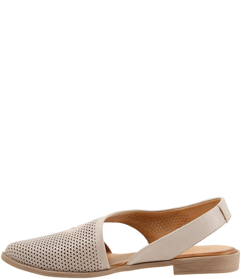 Bueno Bianca Perf Leather Slip-On Flats