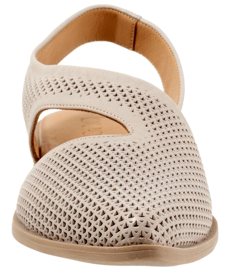 Bueno Bianca Perf Leather Slip-On Flats