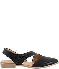 Bueno Bianca Perf Leather Slip-On Flats