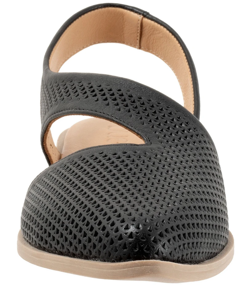 Bueno Bianca Perf Leather Slip-On Flats