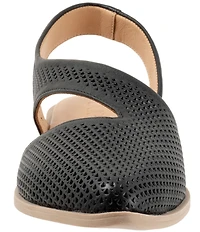 Bueno Bianca Perf Leather Slip-On Flats