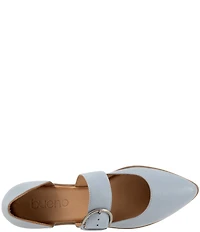 Bueno Brittany Leather Pointed Toe Mary Jane Flats