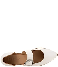Bueno Brittany Leather Pointed Toe Mary Jane Flats
