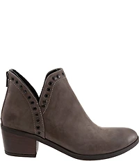 Bueno Cora Nubuck Suede Grommet Studded Ankle Booties