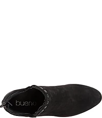 Bueno Cora Nubuck Suede Grommet Studded Ankle Booties