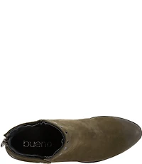 Bueno Cora Nubuck Suede Grommet Studded Ankle Booties
