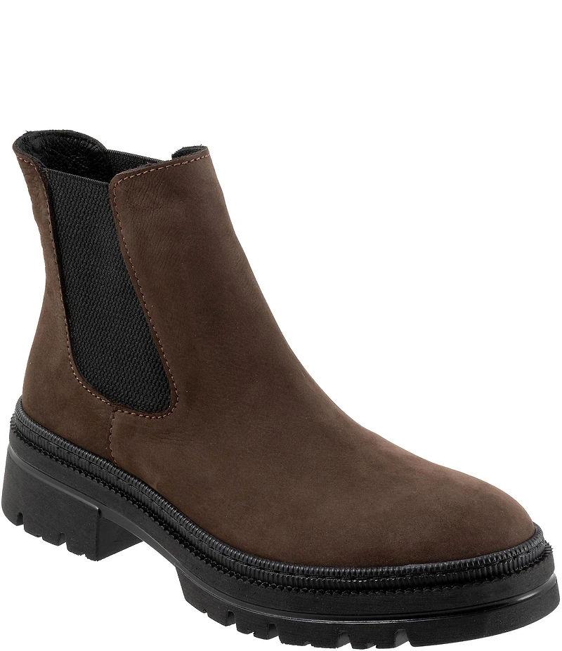Bueno Darla Nubuck Chelsea Booties