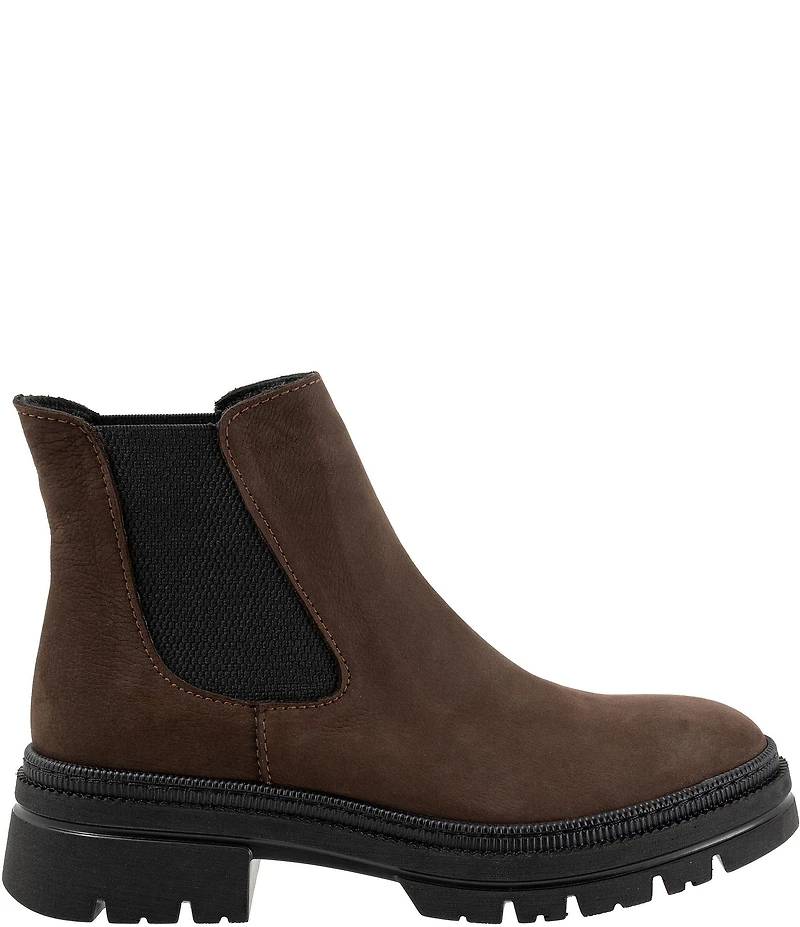 Bueno Darla Nubuck Chelsea Booties