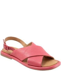 Bueno Elwood Leather Cross Band Slingback Sandals