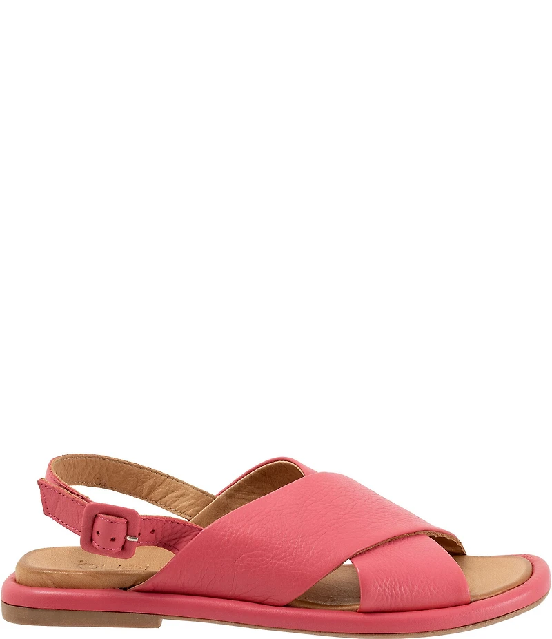 Bueno Elwood Leather Cross Band Slingback Sandals