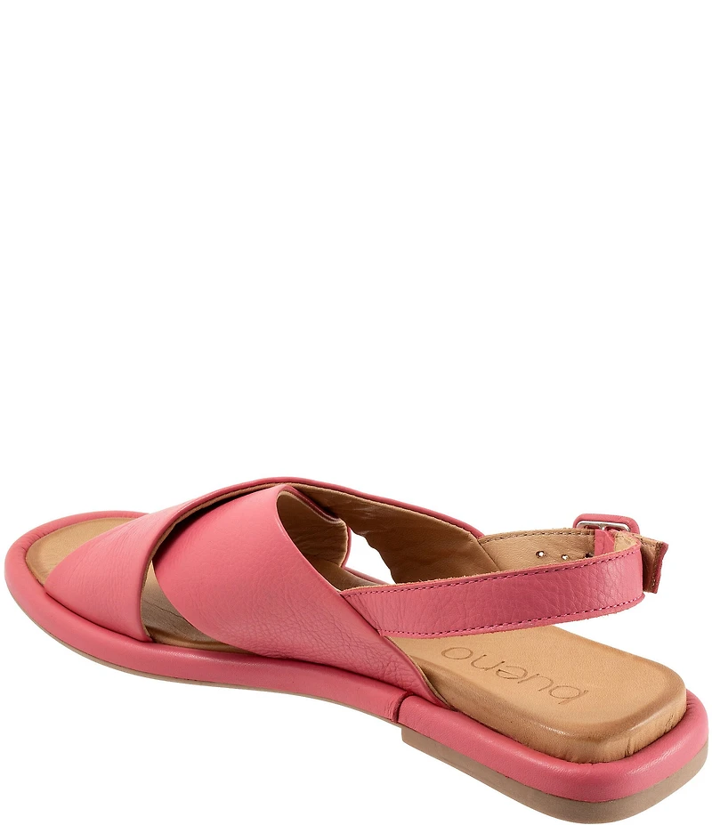 Bueno Elwood Leather Cross Band Slingback Sandals