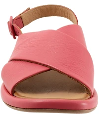 Bueno Elwood Leather Cross Band Slingback Sandals