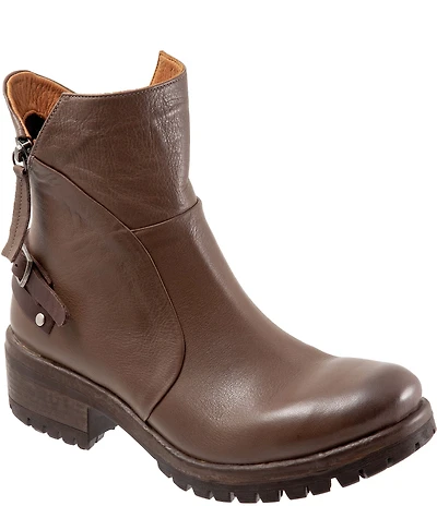 Bueno Fallon Leather Zip Booties