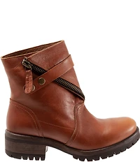 Bueno Fast Leather Flap Zip Booties
