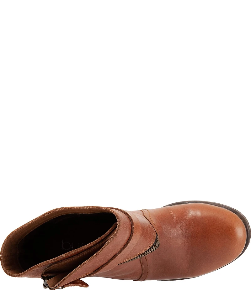 Bueno Fast Leather Flap Zip Booties