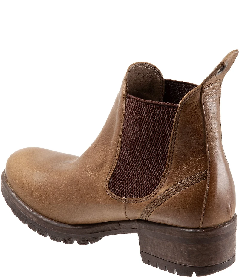 Bueno Florida Leather Chelsea Booties